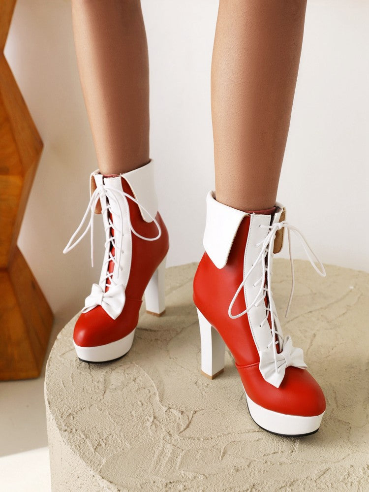 Play Around Platform Ankle Boots