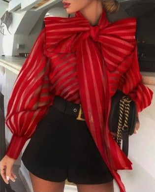 Fancy Stripe Blouse