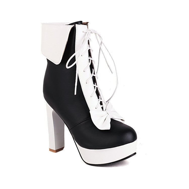 Play Around Platform Ankle Boots