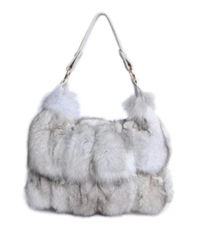Women Fox Fur Handbag