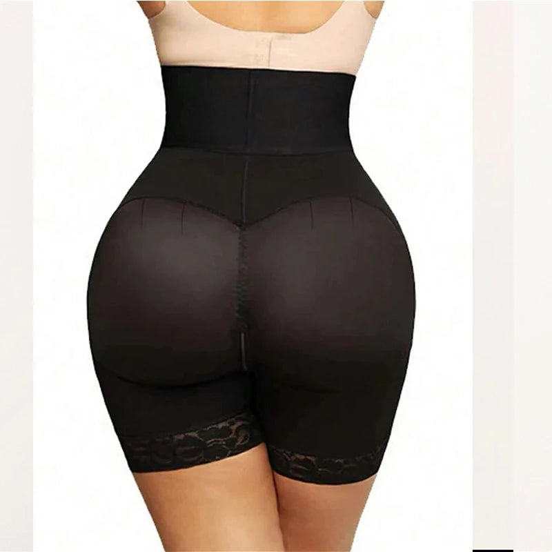 Women High Waist Faja Body Shaper with Crotch Zipper