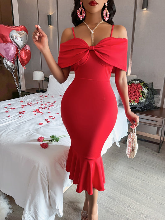 Beauty in Red Dress