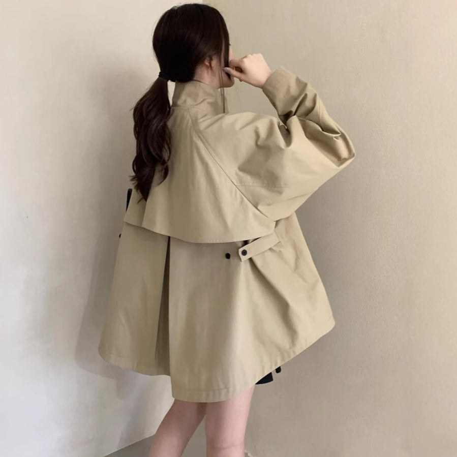 Stand Collar Elegant Coat